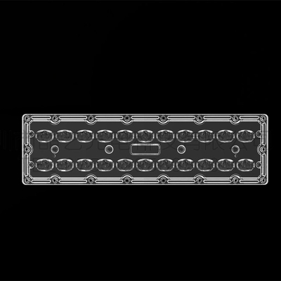 ওয়াইড বিম অ্যাঙ্গেল SMD7070 22IN1 TYPE3 লেন্স সহ উচ্চ দক্ষতা LED স্ট্রিট লাইট লেন্স