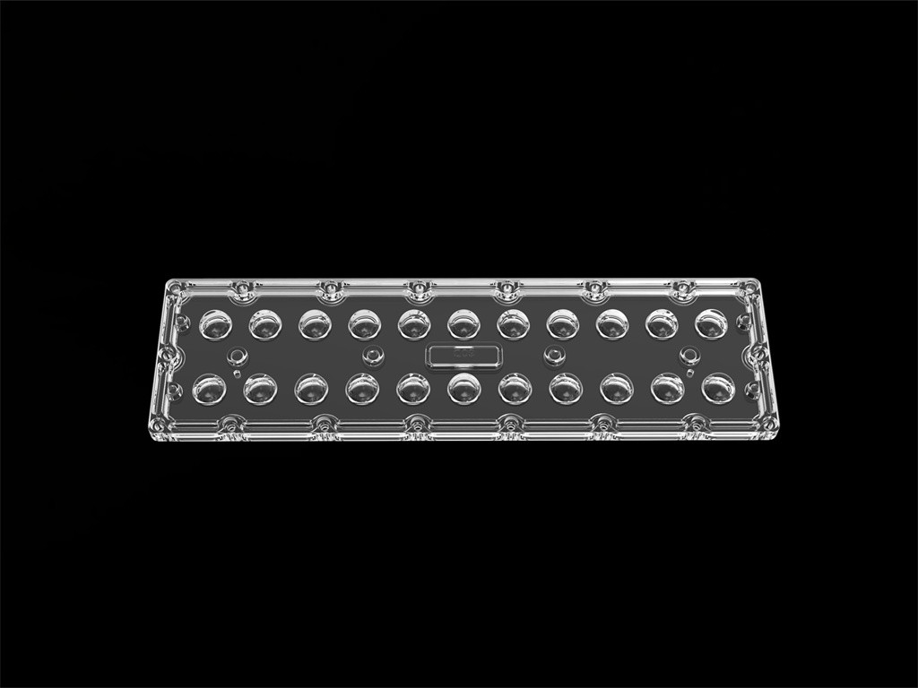 SMD7070 22 ইন 1 এলইডি ফ্লাড লাইট লেন্স সিমেট্রিকাল 60 ডিগ্রি এলইডি স্ট্রিট লাইট লেন্স