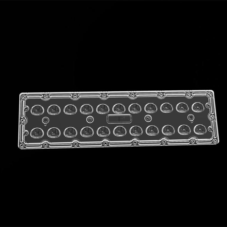 আয়তক্ষেত্রাকার LED স্ট্রিট লাইট লেন্স SMD7070 22IN1 TYPE4S লেন্স হাই পাওয়ার LED লেন্স