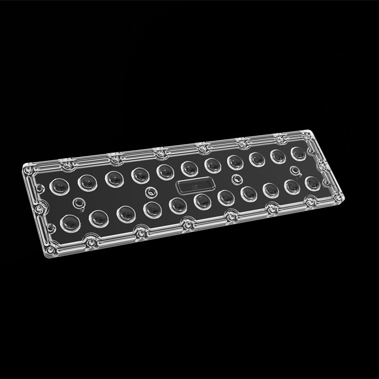 TYPE5 উচ্চ স্থায়িত্ব LED স্ট্রিট লাইট লেন্স কম ক্ষতি সহ SMD7070 22IN1 পার্কিং লট আলোর জন্য