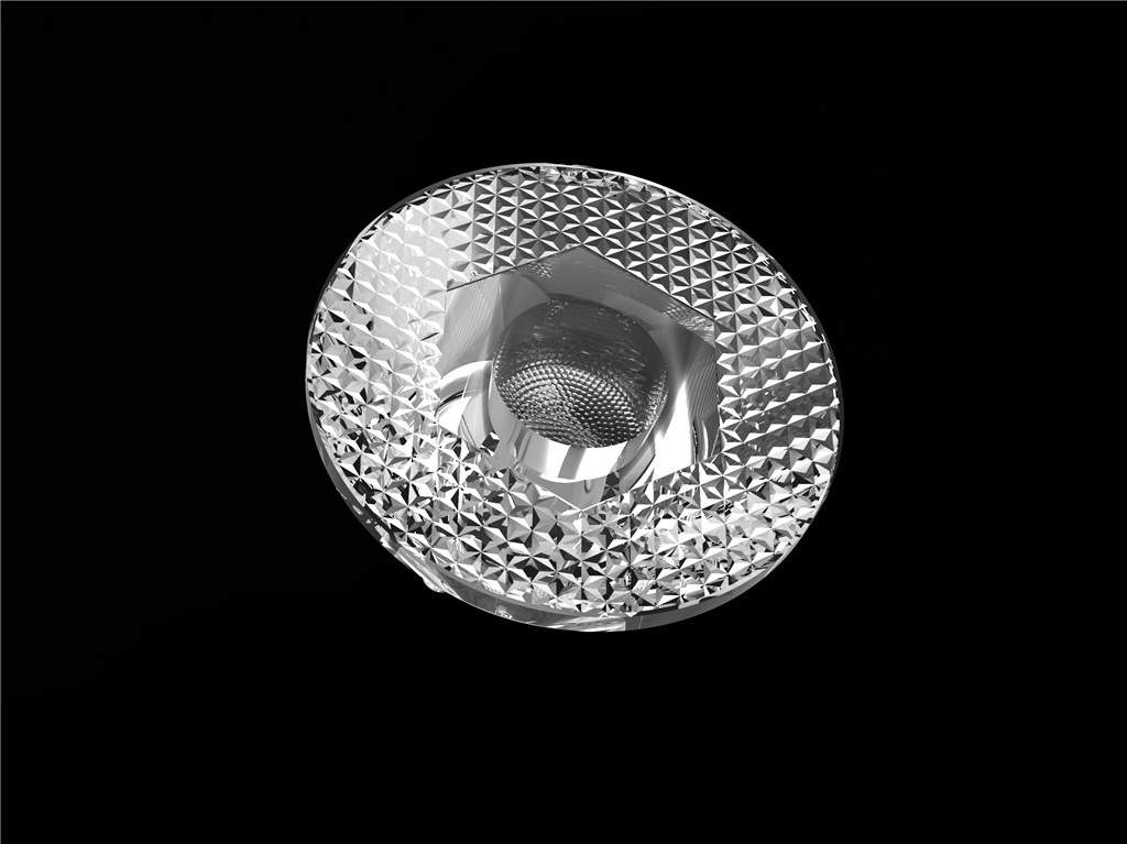 35*23.3mm IP66 জলরোধী PMMA LED লেন্স ইউনিফর্ম আলোর বিতরণের জন্য