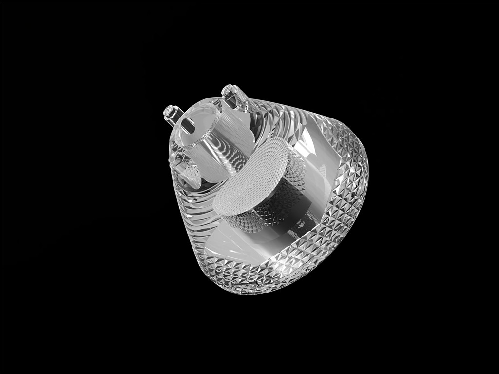 35*23.3mm IP66 জলরোধী PMMA LED লেন্স ইউনিফর্ম আলোর বিতরণের জন্য