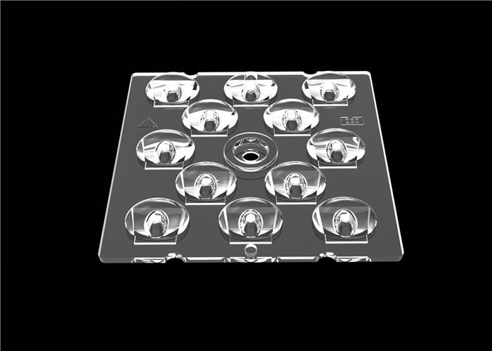 65x150 ডিগ্রী ওয়াইড এঙ্গেল LED লেন্স, রাস্তা ল্যাম্প জন্য পিসি LED অপটিক্স লেন্স