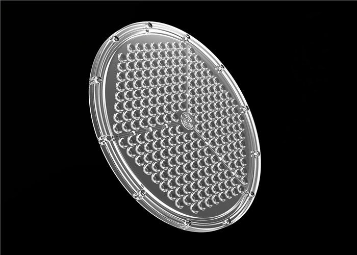 LED উচ্চ বে হাল্কা জন্য 264mm ব্যাস মাল্টি LED লেন্স রাউন্ড মডিউল লেন্স