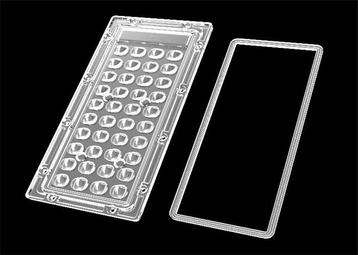 4 * 10 অ্যারে LED স্ট্রিট লাইট মডিউল 180 * 83mm সাইজ লেন্স কোন UV রে উত্পাদিত