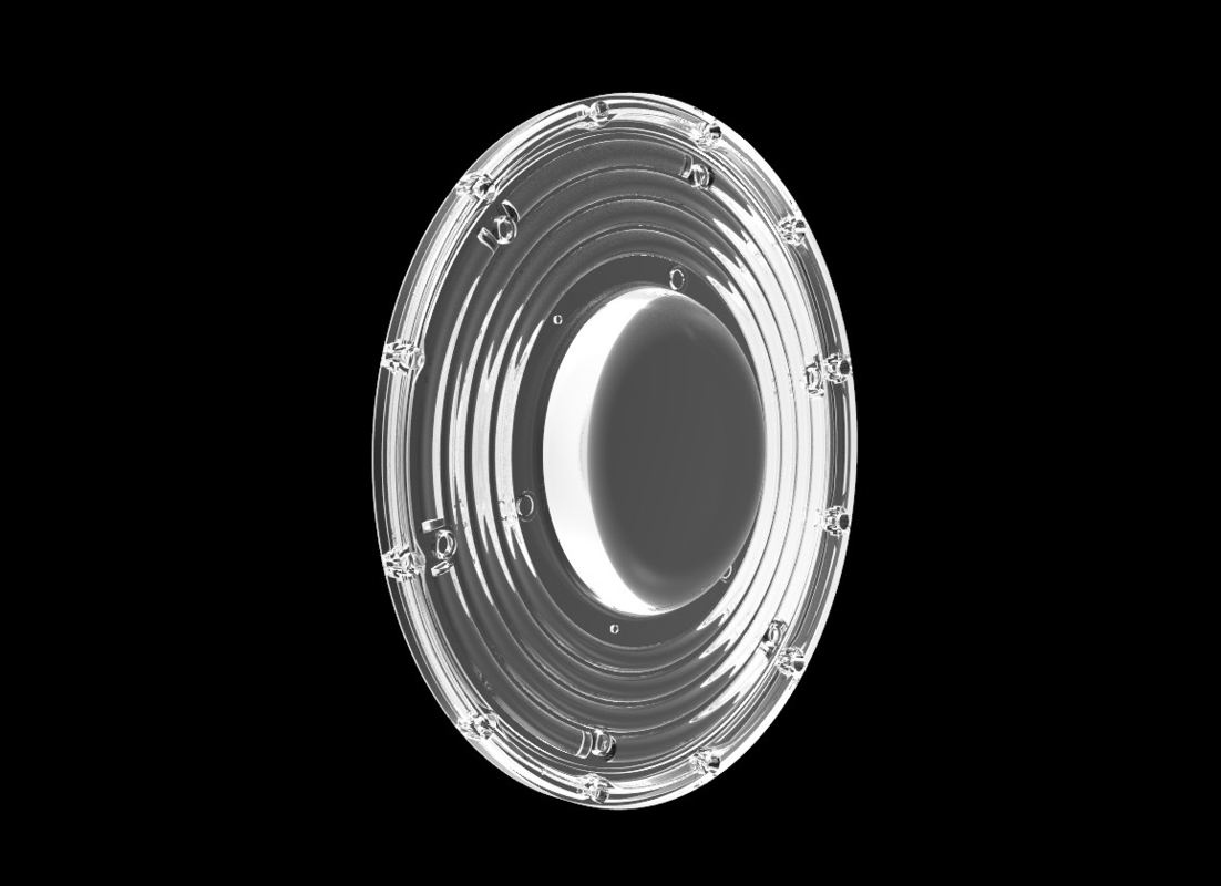 200W φ265mm SMD3030 PC Led UFO Bay Light With 90Degree Beam Angle IP66 সুরক্ষা স্তর