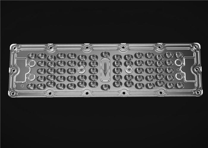 64 পিসি LEDs LED রোড ল্যাম্প জন্য চিনাবাদাম LED হাল্কা লেন্স তাপ বেসিনে শহিদুল