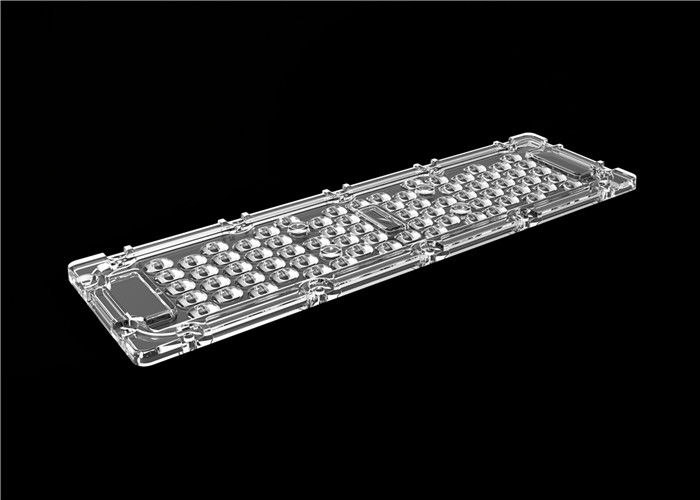 গ্লাস প্রতিরোধী স্ট্রিট লাইট লেন্স 72 SMD 3030 জন্য আউটডোর LED আলোর জন্য