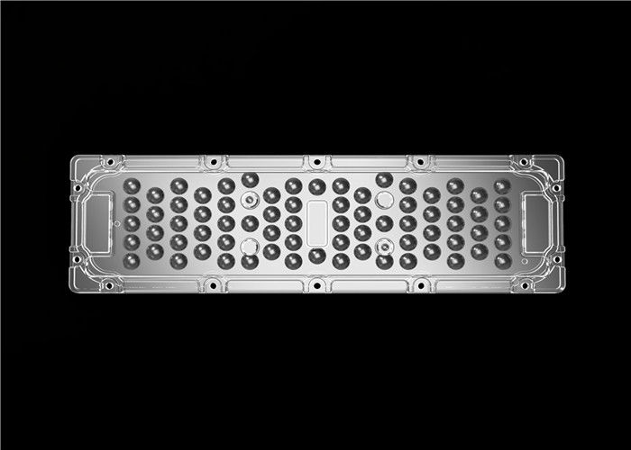 শক্তি সংরক্ষণ 72 একটি 1 LED হাল্কা লেন্স, L250 * W74mm 3030 স্টেইনলেস ল্যাম্প জন্য লেন্স লেন্স