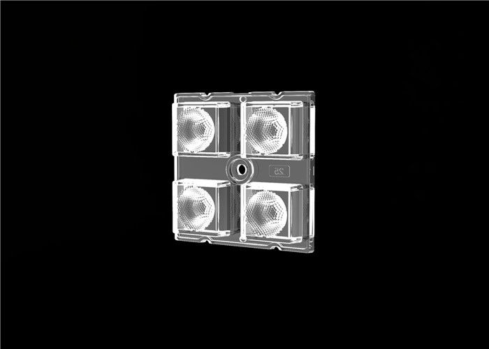 3535/5050 LED লেন্স 4 ২5 ডিগ্রি বিম এঙ্গেল দিয়ে 1 বন্যা লাইট লেন্স
