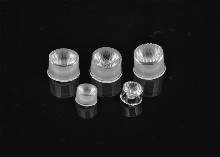 1 ওয়াট একক LED ফোকাসিং লেন্স 30 ডিগ্রী এঙ্গেল ক্রি XT- ই চিপ জন্য 3M স্টিকার