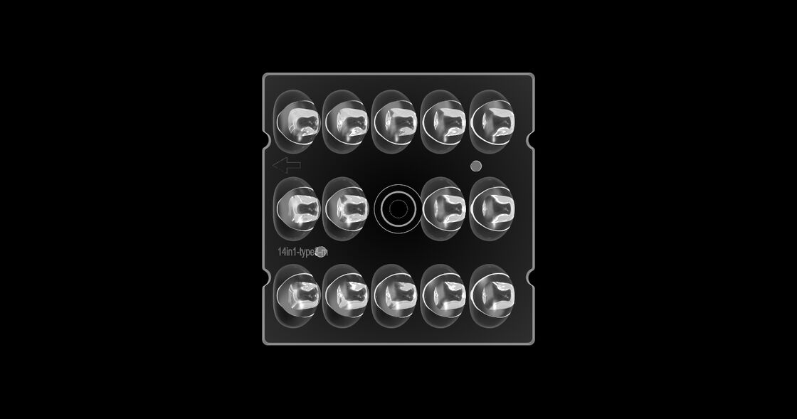 টাইপ 3 যানবাহন LED স্ট্রিট লাইট রিট্রোফিট কিট লেন্স সাধারণ উপকরণ প্লাস্টিক / সিলিকন