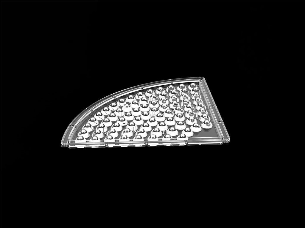 বিশেষ আকার LED লেন্স প্রতিফলক / LED স্ট্রিপ লেন্স D235 * H9.4mm পিসি উপাদান