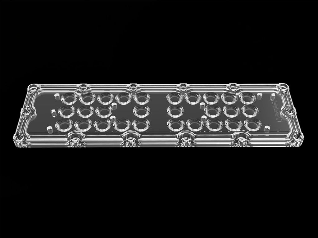 60 ডিগ্রী LED অপটিক্স লেন্স L236 * W70mm সাইজ ROHS উচ্চ বে হাল্কা জন্য প্রশংসিত