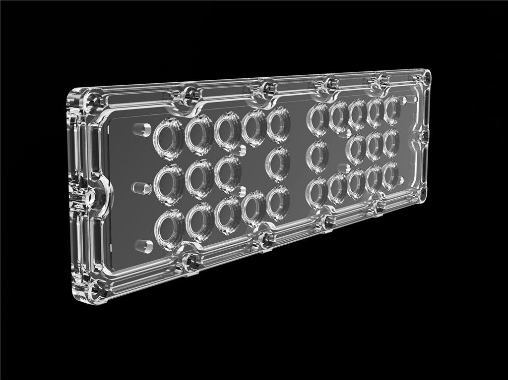 60 ডিগ্রী LED অপটিক্স লেন্স L236 * W70mm সাইজ ROHS উচ্চ বে হাল্কা জন্য প্রশংসিত